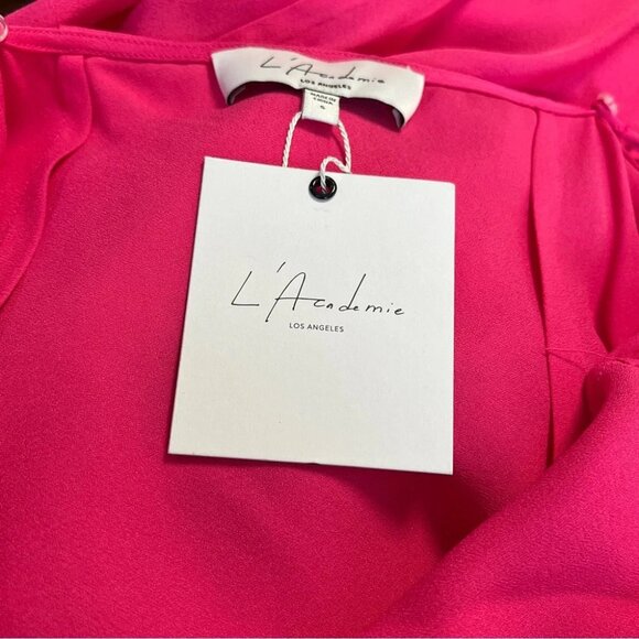 NWT L'Academie Terina Dress in Pink size S - Picture 6 of 7